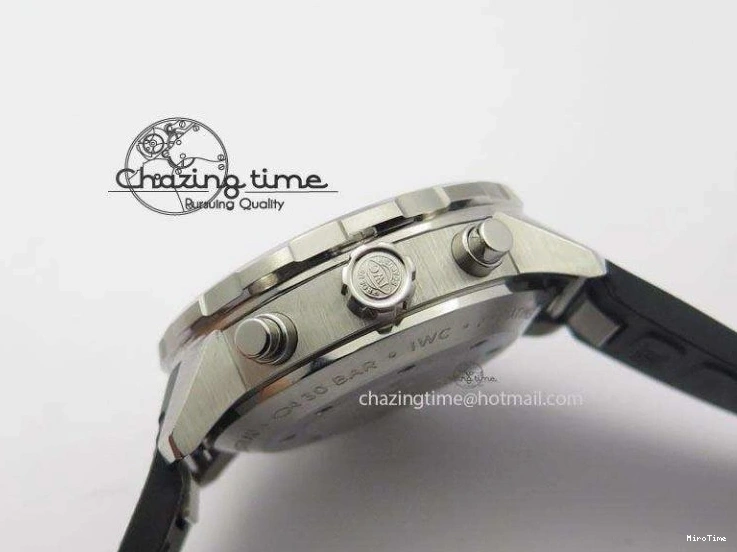 MIROTIME 0512 Aquatimer Chrono IW376803 V6F 1:1 Best Edition Blue Dial On Rubber Strap A WellDesigned 7282